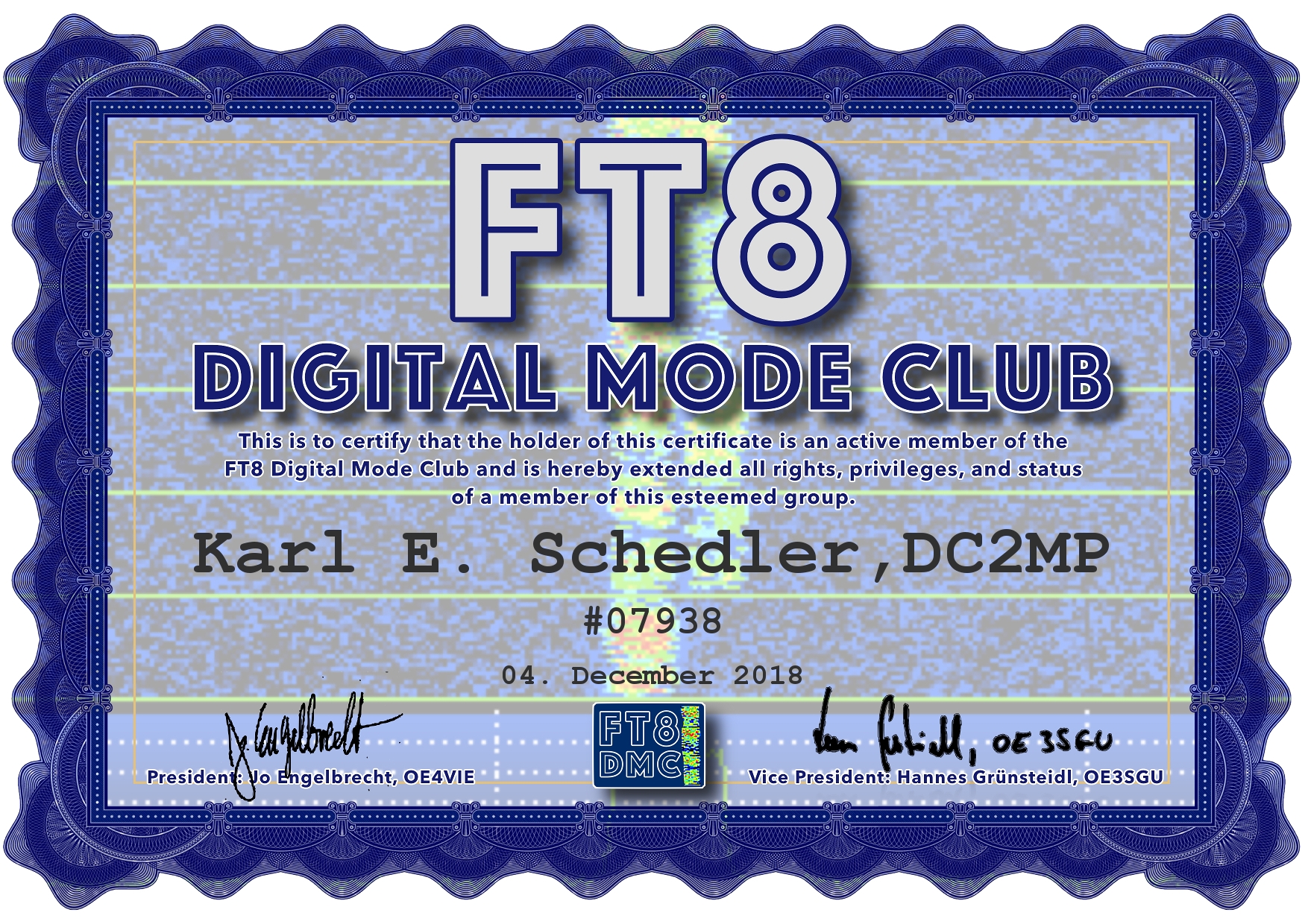 member FT8 Digital Modes Club